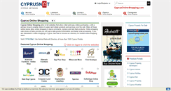 Desktop Screenshot of cyprusonlineshopping.com